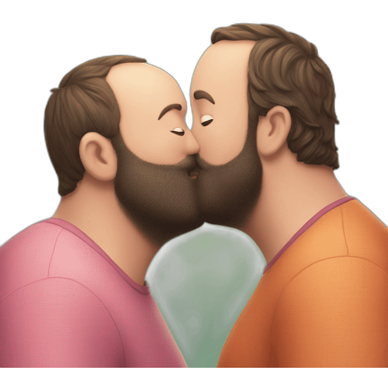 tom segura kissing bert kreischer emoji