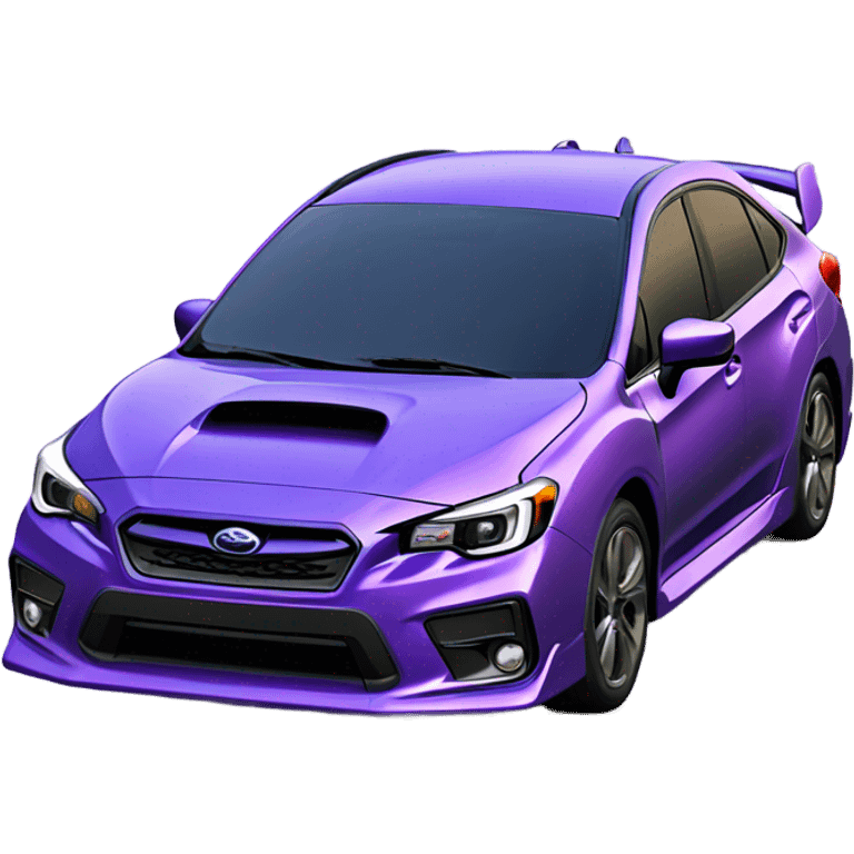 Bluish purple Subaru rsti car emoji