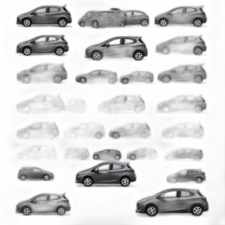 New Toyota yaris dark grey emoji