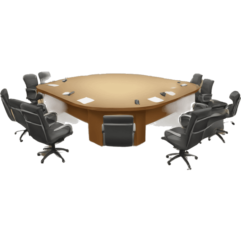  conference on table emoji