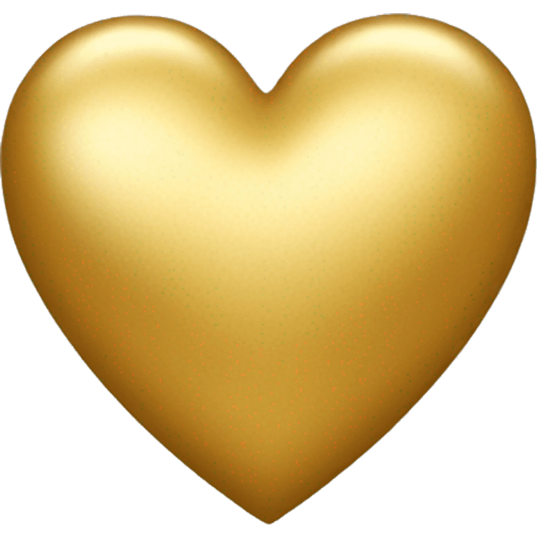 a golden heart emoji