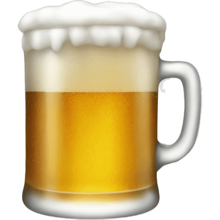 Cold glass of beer emoji emoji