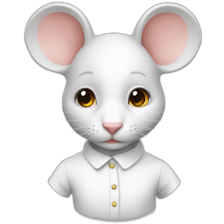 Tu souris dans la blouse blanche emoji