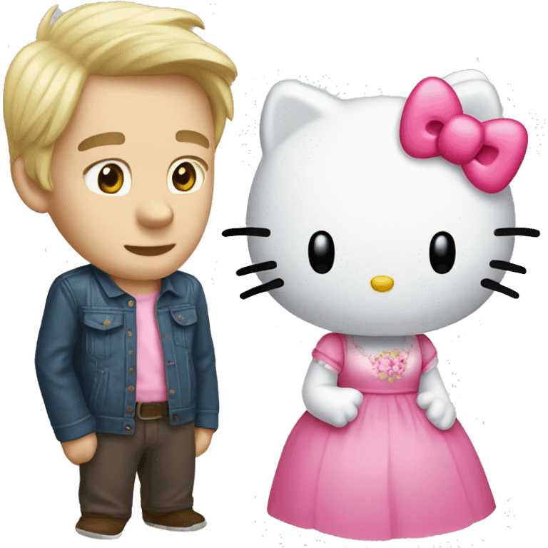 Hello kitty and dear Daniel  emoji