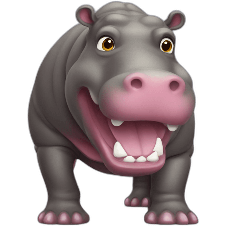 Hungry hippo emoji