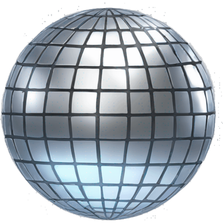 silver disco ball emoji