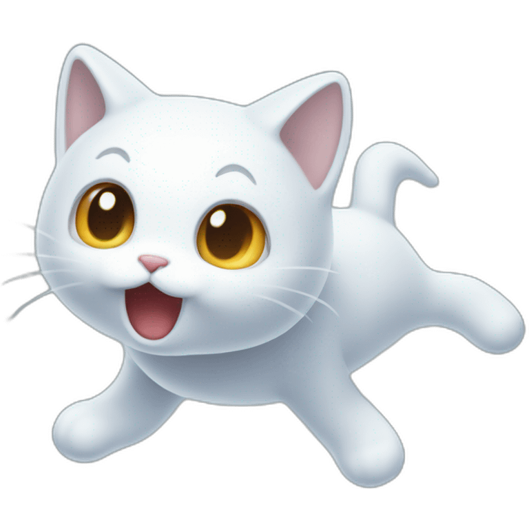 ghost-floating-in-the-air-kitty emoji