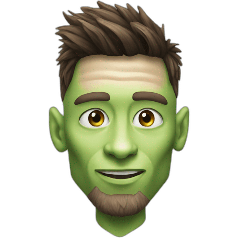 Messi alien emoji