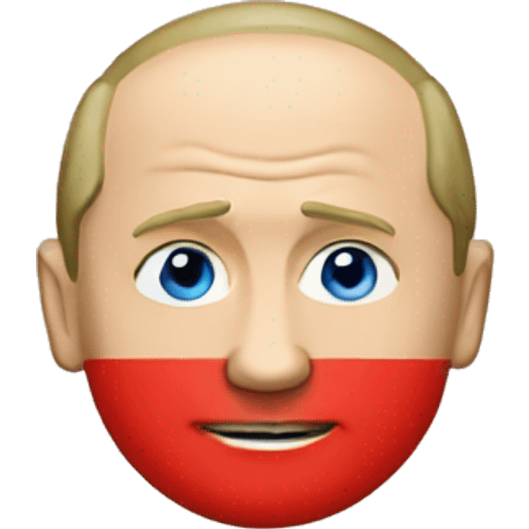 Putin and red button emoji