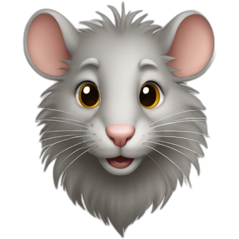 Rat sur lion emoji