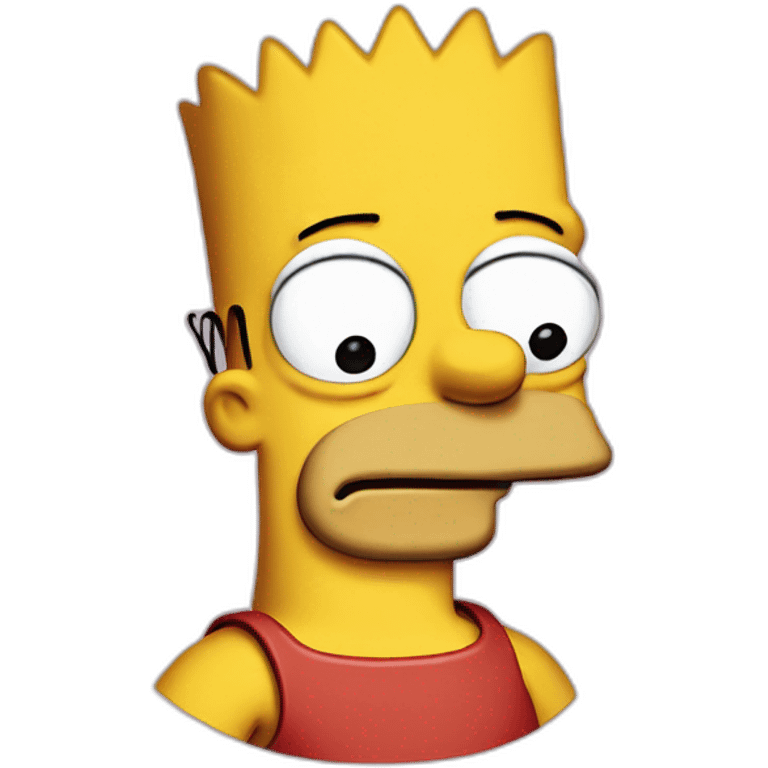 Bart simpson from "the simpson" show emoji