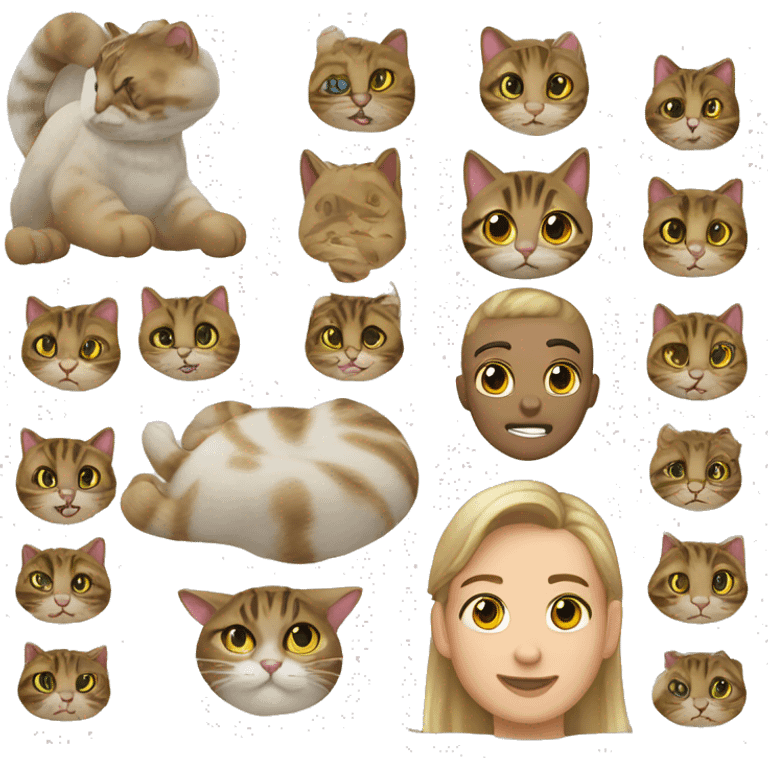 бантики котики осень эстетика emoji