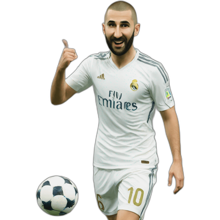 Benzema in bhagwa emoji