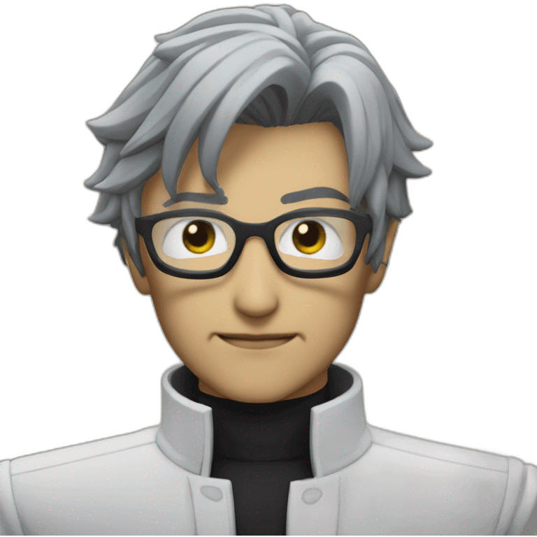 Gendo Ikari On Table emoji