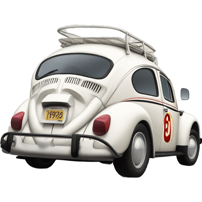 1973 Volkswagen Herbie the Love Bug themed Bug emoji