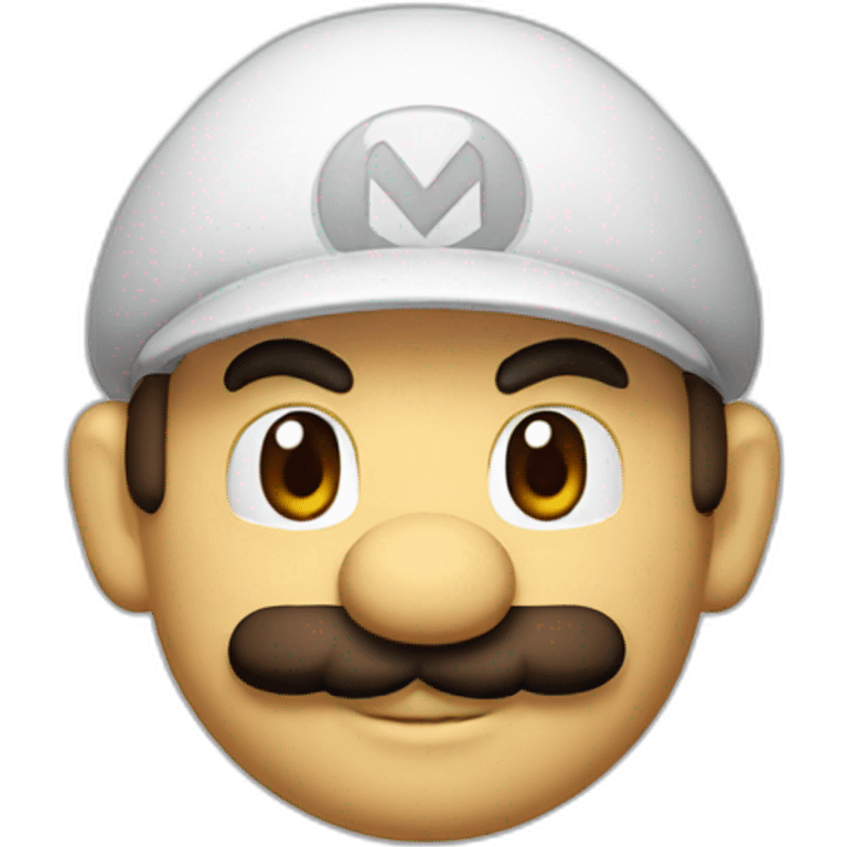 Mario head  emoji