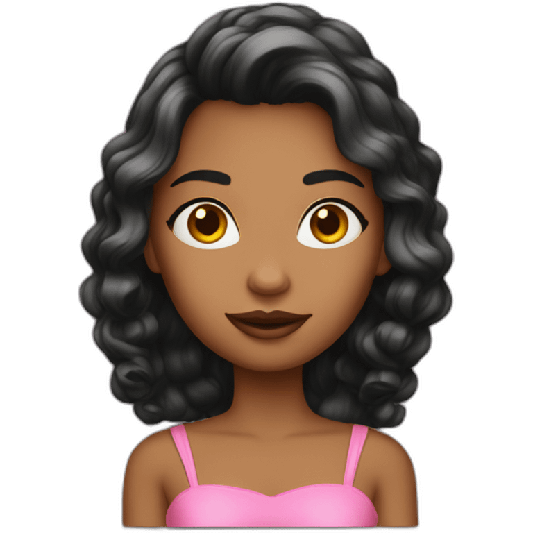 Coquette girl emoji