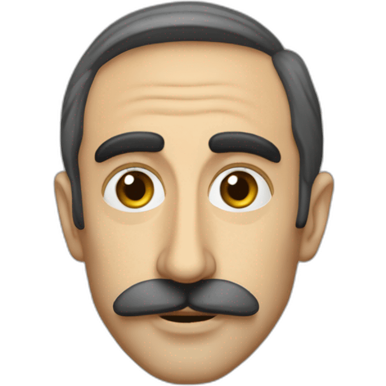 Éric zemmour with right mustach emoji