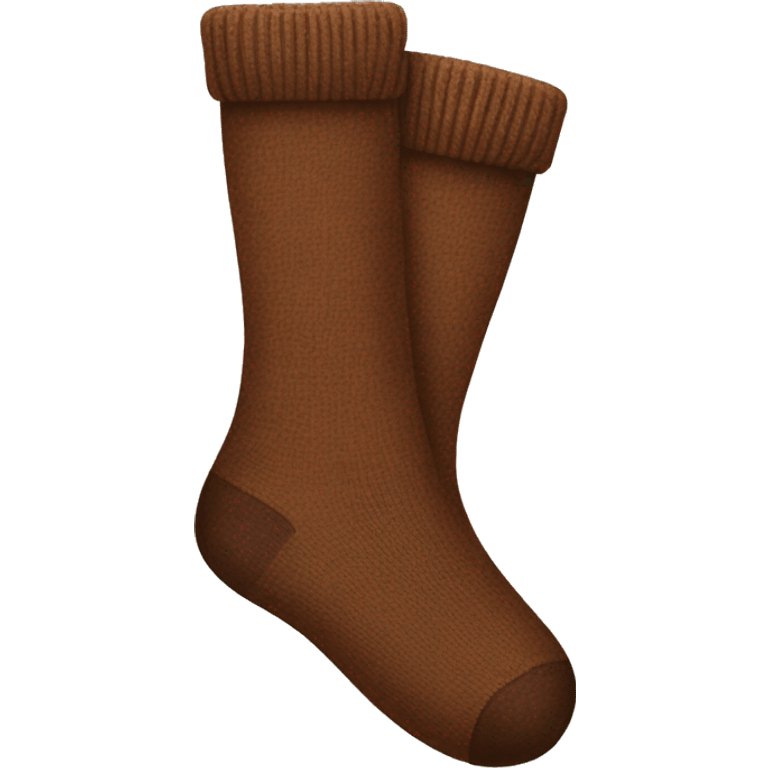 Brown socks  emoji