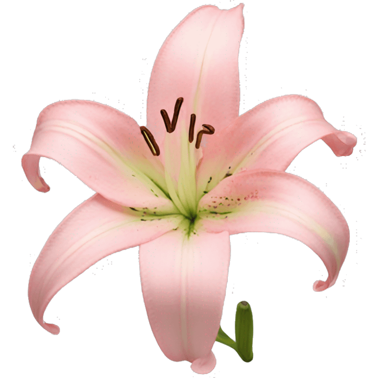 light pink lilium emoji