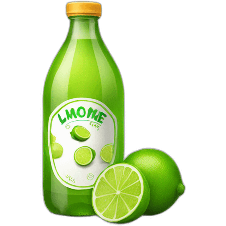 bottle of lime juice emoji