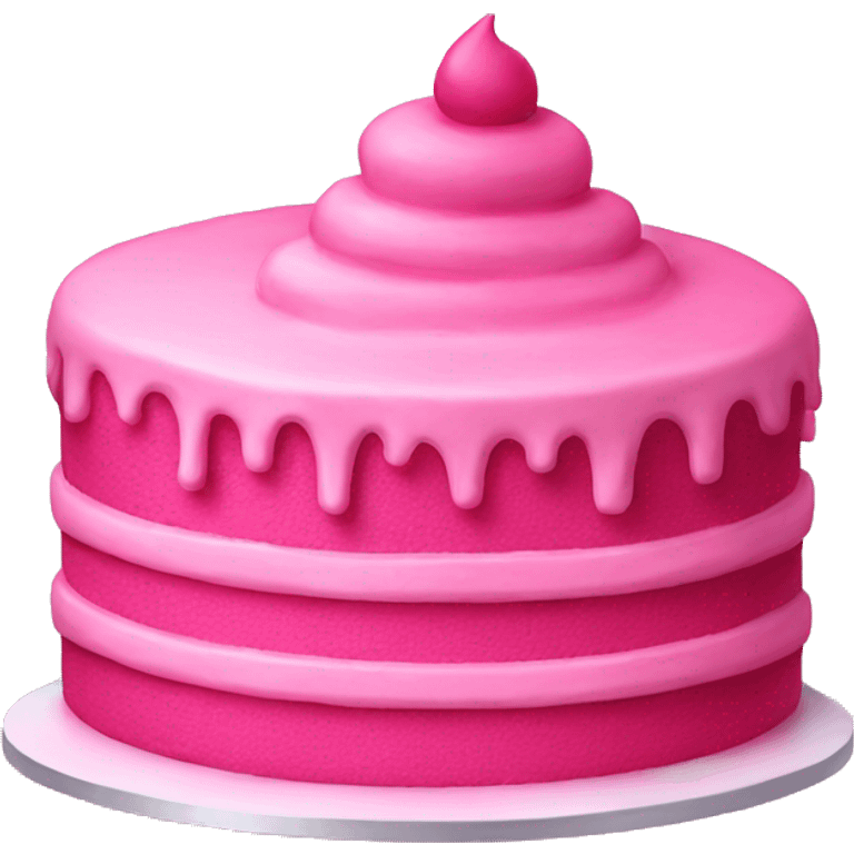 Pink cake  emoji