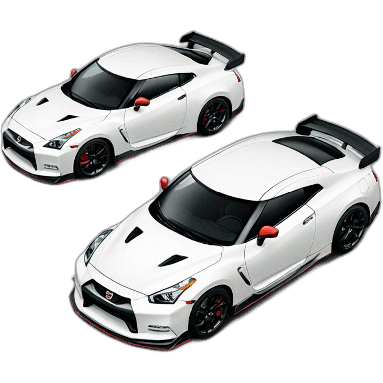 White Nissan Nismo emoji