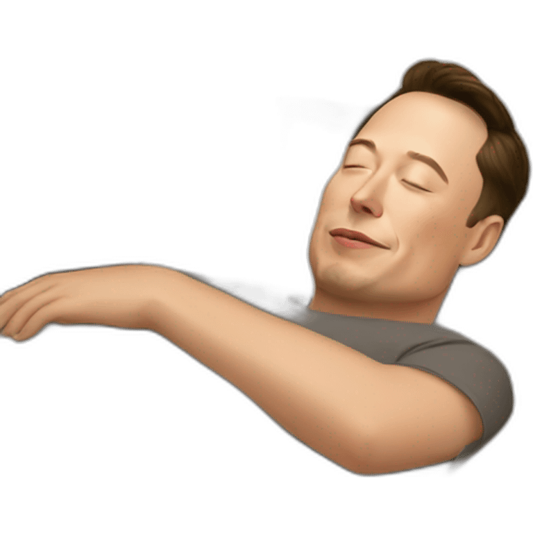 Sleeping-elon-musk emoji