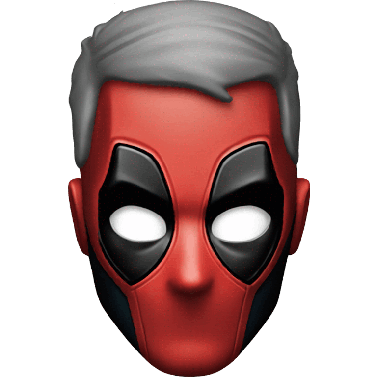 deadpool single happy circle face  emoji