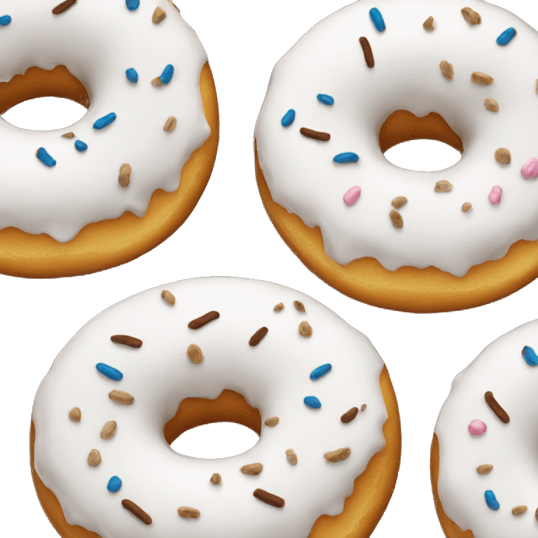 White donuts  emoji