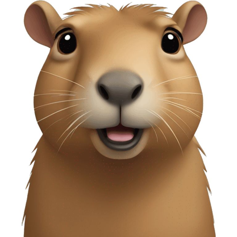 Skinny capybara emoji