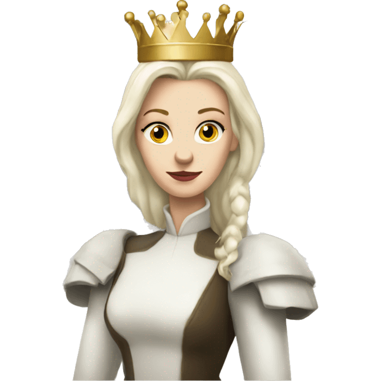 White queen chess  emoji