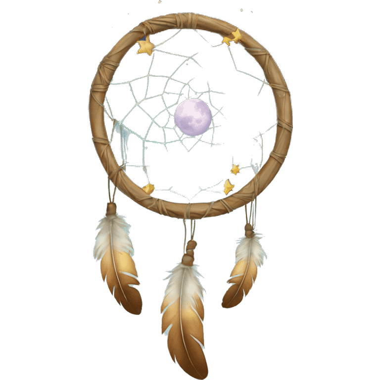 moon-and-stars-dreamcatcher emoji