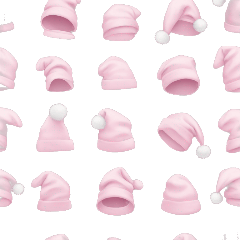 Light pink Santa hat emoji