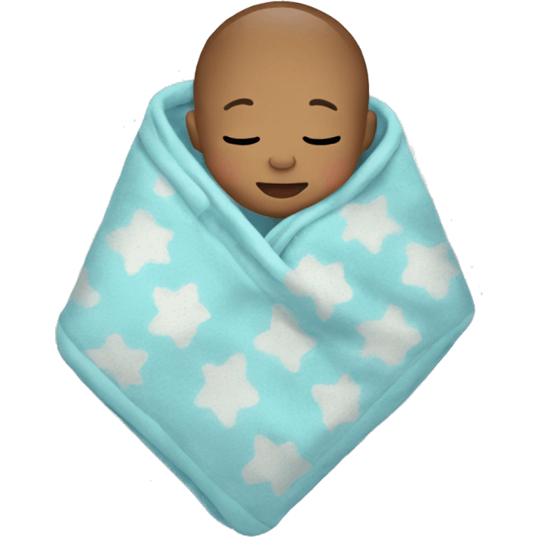 baby sleeping blanket emoji