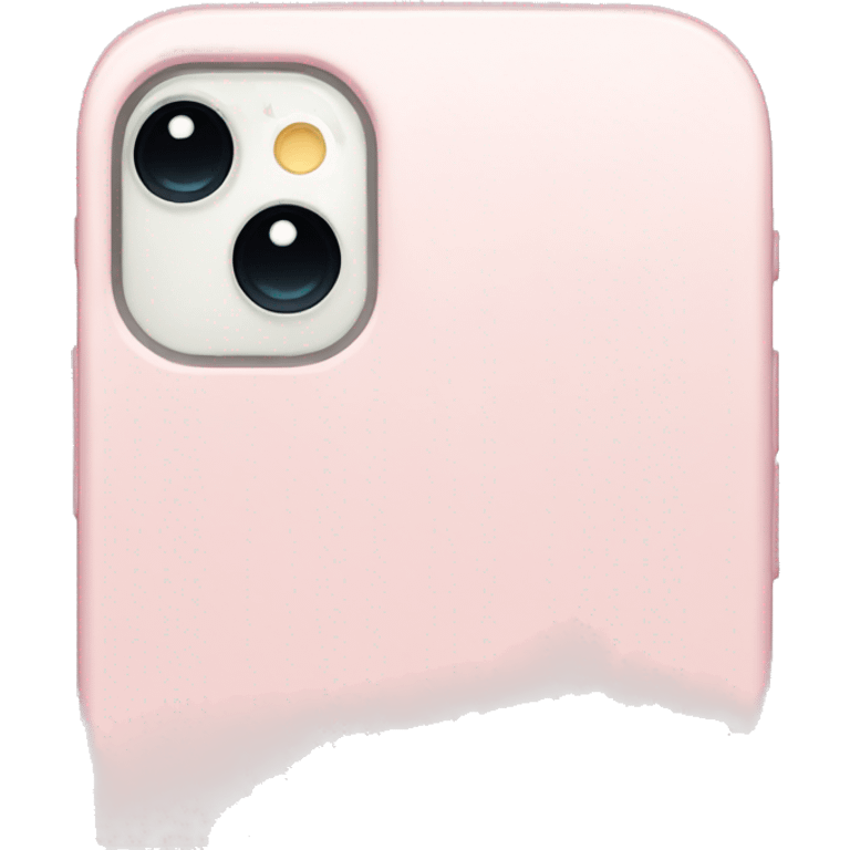 iPhone 13 in light pink emoji