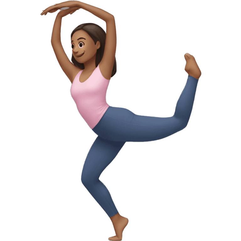 stretching emoji