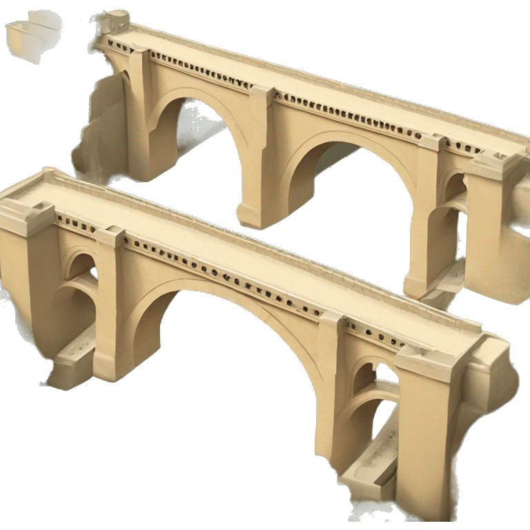 Pont du Gard Bridge 2 or more to create emoji