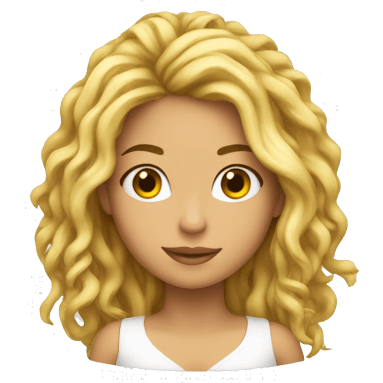 Shakira feliz emoji