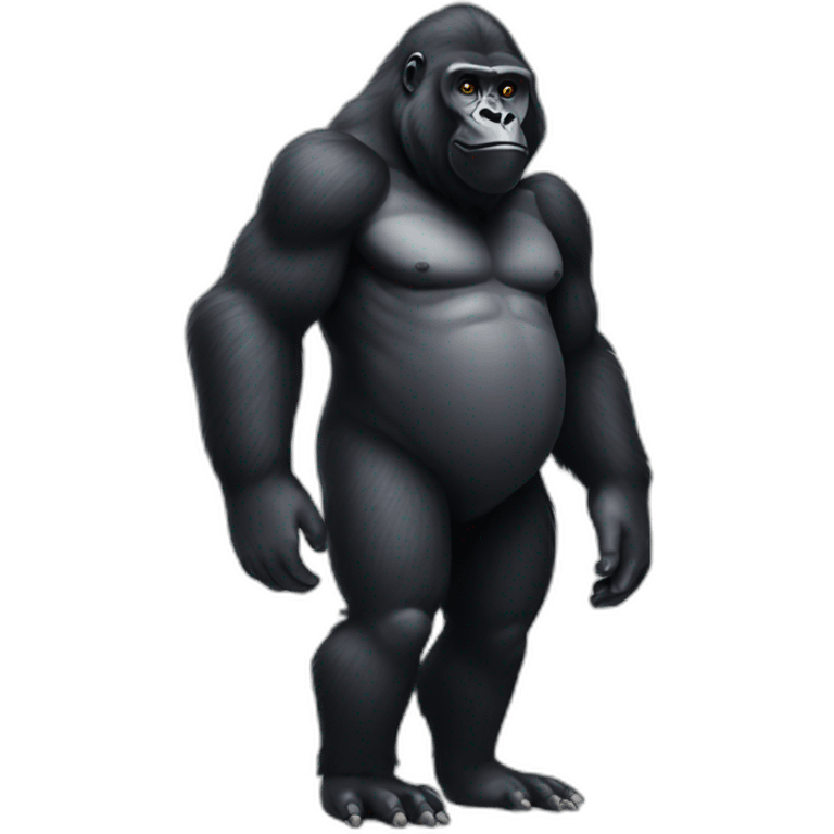 Mountain Gorilla full body emoji