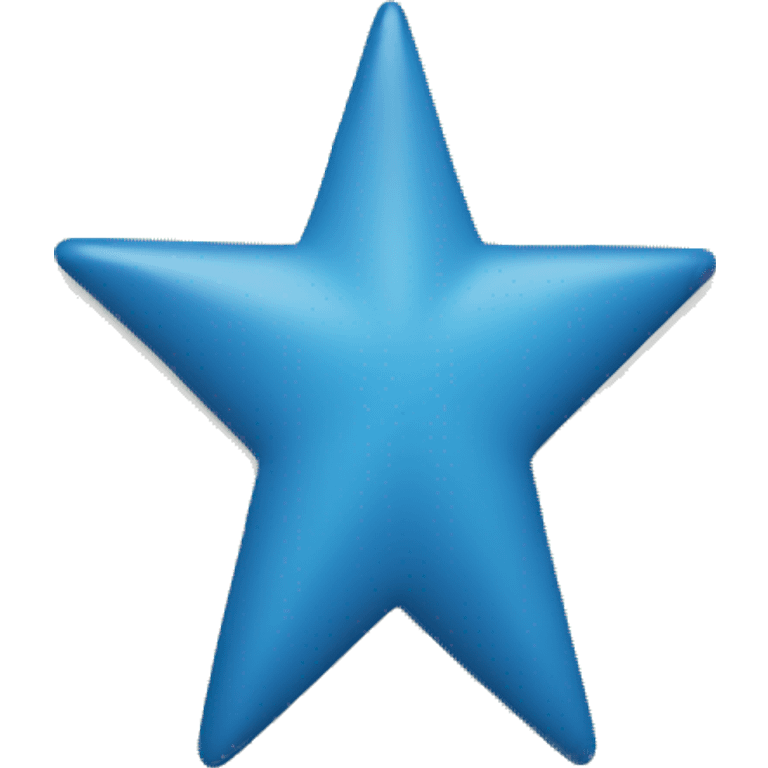 blue star, browser flat style emoji