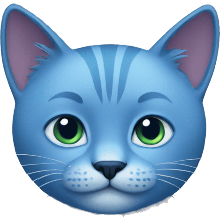 blue cat emoji