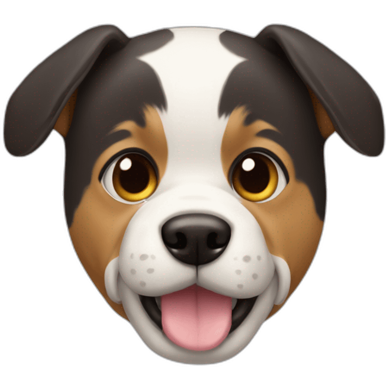 Dog câlins outer emoji