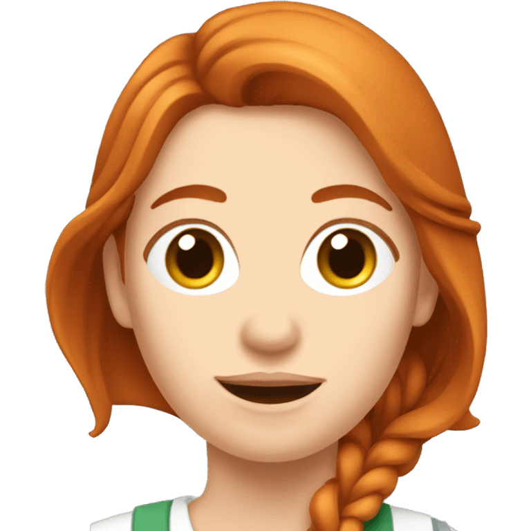 Femme rousse qui croise Les bras  emoji