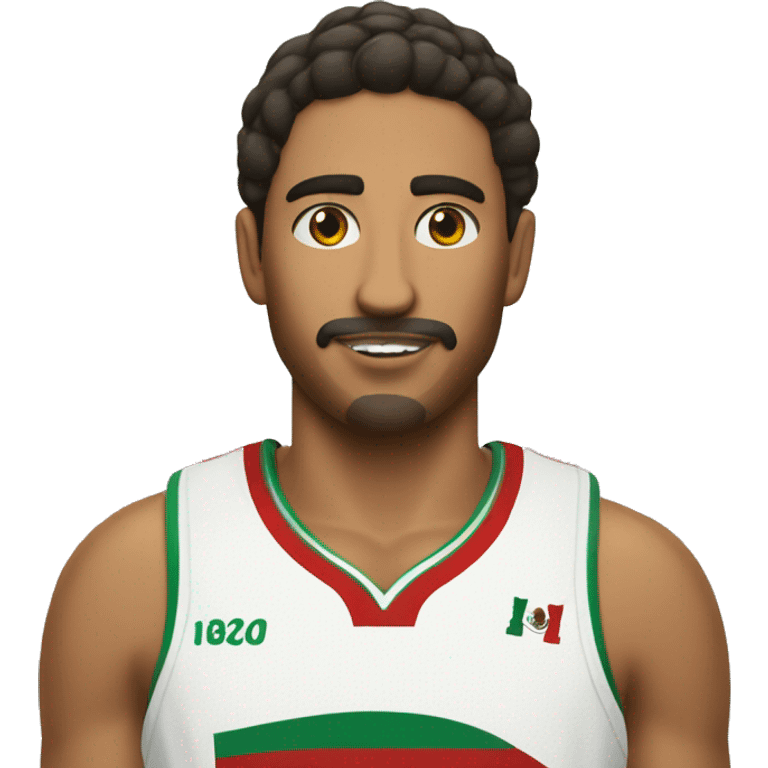 mexican basketball player with #33 jersey  emoji