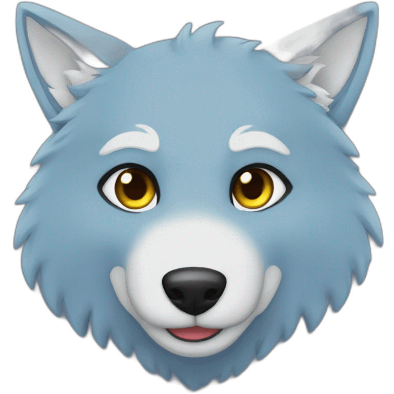 fursuits-blue-wolf emoji