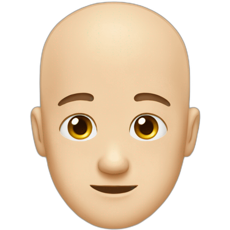 shave head bald emoji