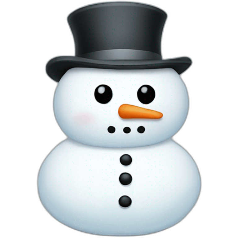 sad snowman emoji