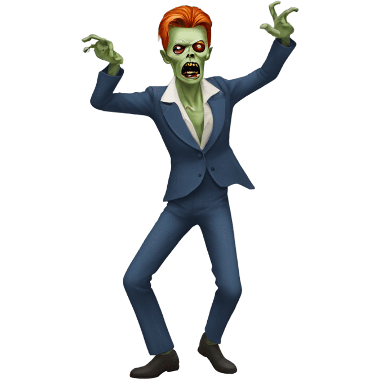 david bowie zombie dancing emoji