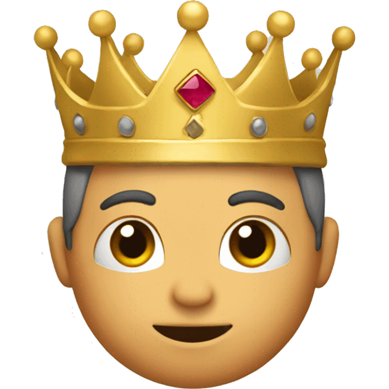 do with a crown on the head emoji